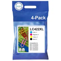 Kompatible Ware LC422XL Patronen Kompatibel für Brother LC-422VAL LC422