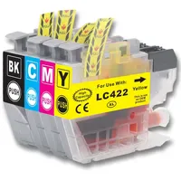 Kompatible Ware LC422XL Patronen Kompatibel für Brother LC-422VAL LC422