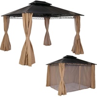 MCW Hardtop Pergola MCW-M81, Pavillon, M81-3,6x3 (300 cm, 360