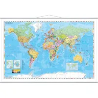 Franken Kartentafel Welt, KAM600 137x97cm laminiert
