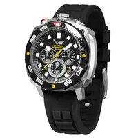 Vostok Europe Herrenuhr Systema Periodicum Chronograph Sulfur VK67-650E725