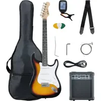 McGrey Rockit ST Komplettset E-Gitarre (8-teiliges Anfängerset mit Gitarre,