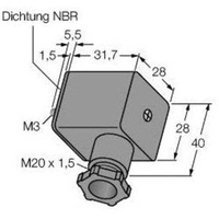 Turck Ventilstecker konfektionierbar VC-AC21-0.220-K