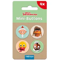 Trötsch Verlag Trötsch Unser Sandmännchen Mini-Buttons 4er Set Sandmann