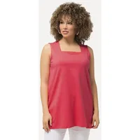 Ulla Popken Longshirt in dunkel koralle | 50-52