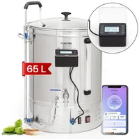 Klarstein Brauheld Smart 65 Maischekessel 2500W 65L 100°C Umwälzpumpe