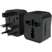 EAZY CASE Reiseadapter Schwarz