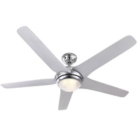 GLOBO LED Ventilator Fernbedienung 3 Stufen Glas opal, 137cm