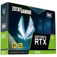 Zotac Gaming GeForce RTX 3050 Solo, 6GB GDDR6, HDMI,