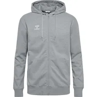 Hummel Herren Hmlgo 2.0 Zip Hoodie Sweatshirt, Grey Melange,