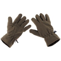 Max Fuchs MFH Fleece-Handschuhe mit 3MTM ThinsulateTM Insulation (Oliv/M)