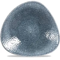 Churchill 12 x Schale Shallow dreieckig 21x21cm RAKU Topaz