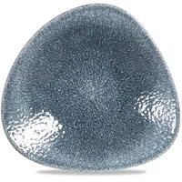 Churchill 12 x Schale Shallow dreieckig 27,2x26,7cm RAKU Topaz