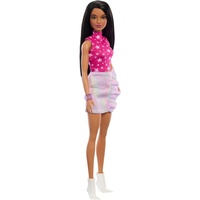 Mattel Barbie Fashionistas Barbie im Rock pink metallic