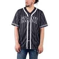 Karl Kani Baseball Shirt Serif Pinstripe black S