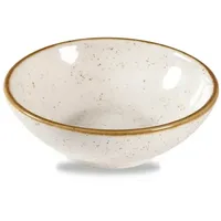 Churchill 12 x Schale flach 13cm STONECAST barley white