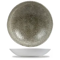 Churchill 12 x Schale coup 18,2cm RAKU quartz black
