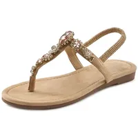 LASCANA Zehentrenner Damen beige Gr.43