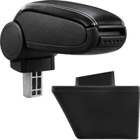 Pro.tec [pro.tec] Mittelarmlehne Opel Meriva mit Staufach Kunstleder schwarz