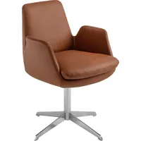 K+W Komfort & Wohnen Drehstuhl Cube braun