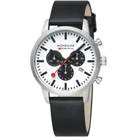 Mondaine Herren Analog Quarz Uhr mit Kunststoff Armband MSD.41410.LBV