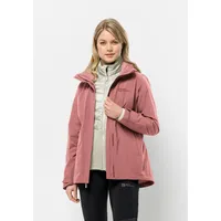 Jack Wolfskin Damen Luntal 3in1 Jkt W, Mineral Red,