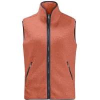 Jack Wolfskin High Curl Weste - Warm Amber -