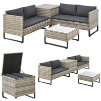 Juskys  Santorini Set 10-tlg. grau