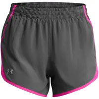 Under Armour Fly-By Shorts Damen 026 castlerock/rebel pink/reflective S