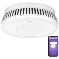 VisorTech WLAN-Rauchwarnmelder mit integrierter 10-Jahres-Batterie, 85 dB, App