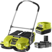 RYOBI TOOLS Ryobi R18SW3-120S Akku-Kehrmaschine 18V mit 2,0 Ah