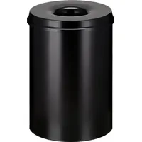 V-Part Sicherheitspapierkorb 30 l Schwarz