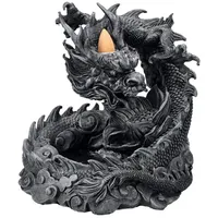 Figuren Shop GmbH Rückfluss-Räucherhalter - Asiatischer Drache Heilong -