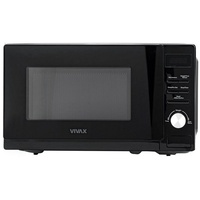 VIVAX Mikrowelle 700 Watt in schwarz, MWO-2070 BL