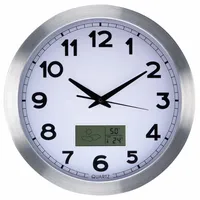 Perel Wanduhr, Uhr Wand Küche, Küchen Uhr, Wanduhr groß,