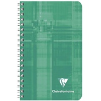 Clairefontaine 10x Notizbuch 7,5x12cm, 50 Blatt 90g, blanko -