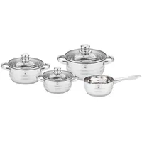 Gustav voss 7-tlg. Edelstahl Kochtopf-Set NEAPEL 64001