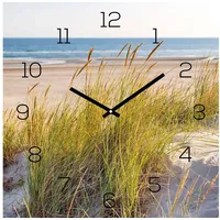 Levandeo Wanduhr 30 cm 30x30cm Strand Meer Düne