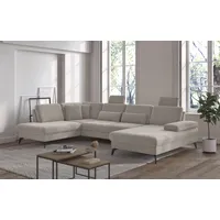Sit&more Wohnlandschaft »Morris U-Form, inkl. Sitztiefenverstellung«, wahlweise mit Armteilverstellung,