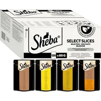 Sheba Selection Select Slices Geflügelgeschmacksbeutel 120x85 g in Saucenstücken
