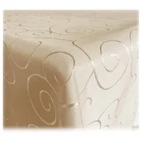 JEMIDI Tischdecke Ornamente Seidenglanz Edel Tisch Decke Tafeldecke 31