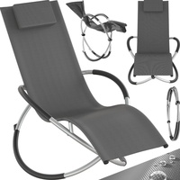 Tectake tectake® Sonnenliege, Paulina ergonomisch, faltbar, 150 kg,