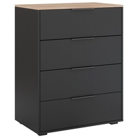 Vicco Kommode Betti Anthrazit Sonoma 80 x 102 cm