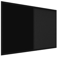 ALLboards Pinnwand 90,0 x 60,0 cm Textil schwarz