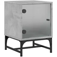 VidaXL 836524 Nachtschränkchen & Nachttisch Betonfarbe