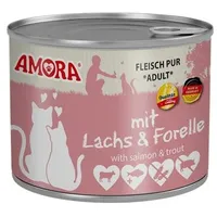 Amora Fleisch Pur mit Lachs & Forelle 6 x
