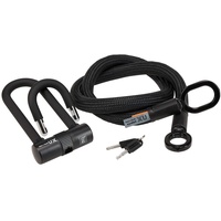 Tex-lock Eyelet U/x-lock Bügelschloss 120cm - Black - One