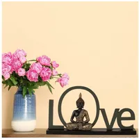 MF Buddhafigur Dekorativer Schriftzug 'LOVE' mit Buddha Figur -