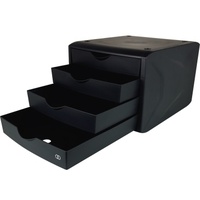 SOENNECKEN Schubladenbox oeco 1614 schwarz