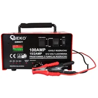 GEKO GEKO, Autobatterie Ladegerät, Autobatterie-Ladegerät mit Start 6/12V, 100A